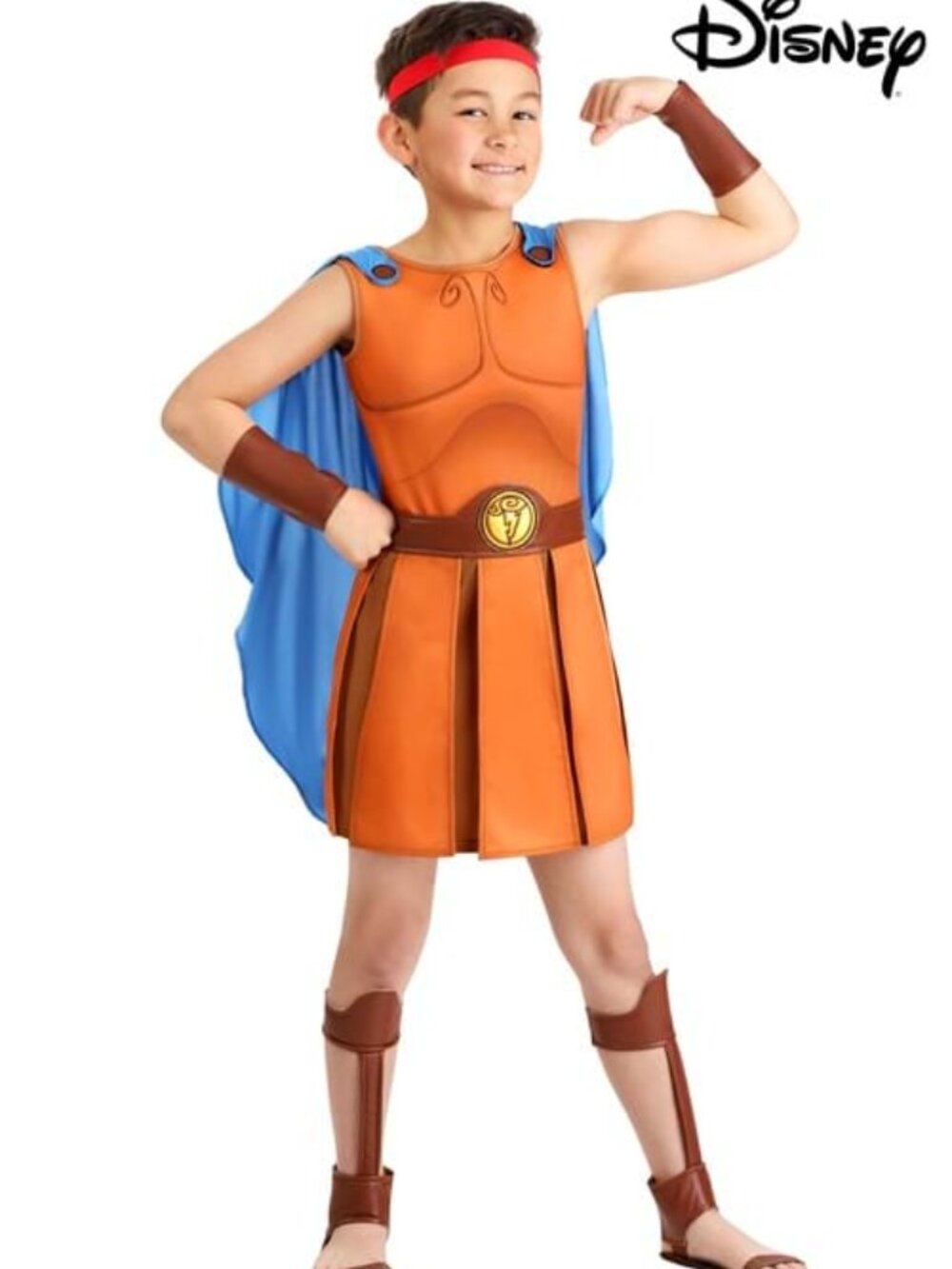 NWT Disney Hercules Deluxe Kids Costume Boys XS 4-6 Complete Set